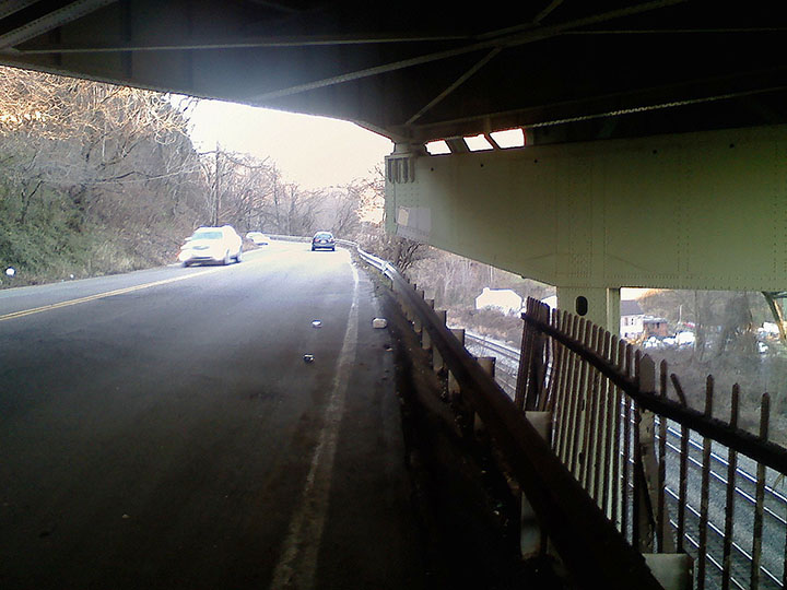 View Under the Frazier Street Bridge