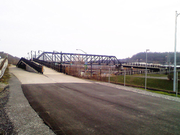 Hot Metal Bridge Bike Path over Second Avenue