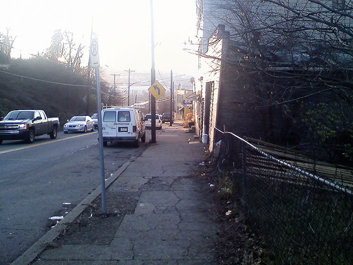 Broken Sidewalk on Greenfield Avenue