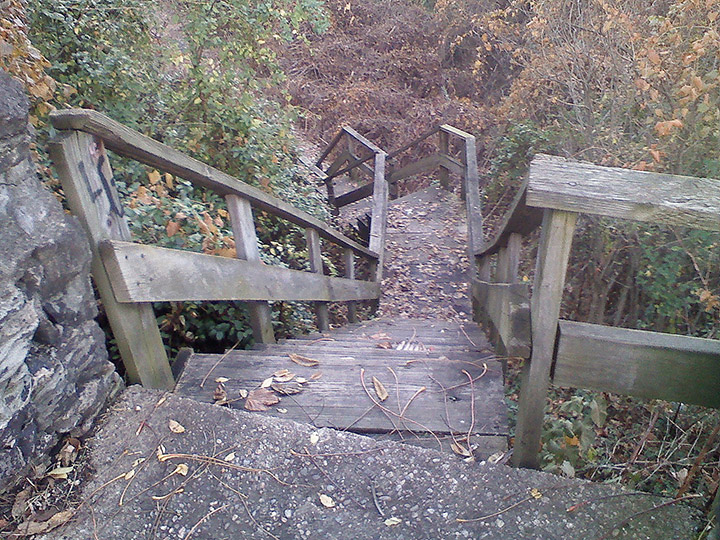 Down Lawn Street Stairs